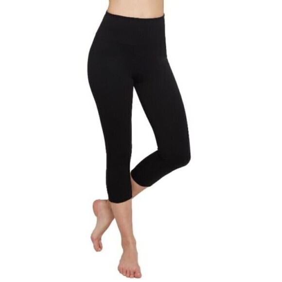 Assets By Spanx Pants - Assets Red Hot Label by Spanx Ponte Capri Shaping Leggings Black Size Medium